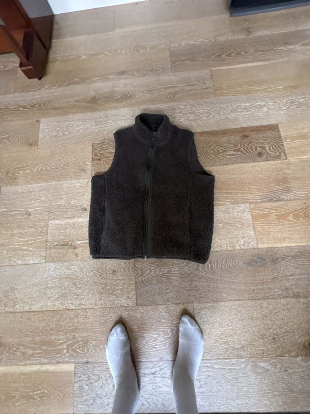 Uniqlo Fleece Full-Zip Sleeveless Vest